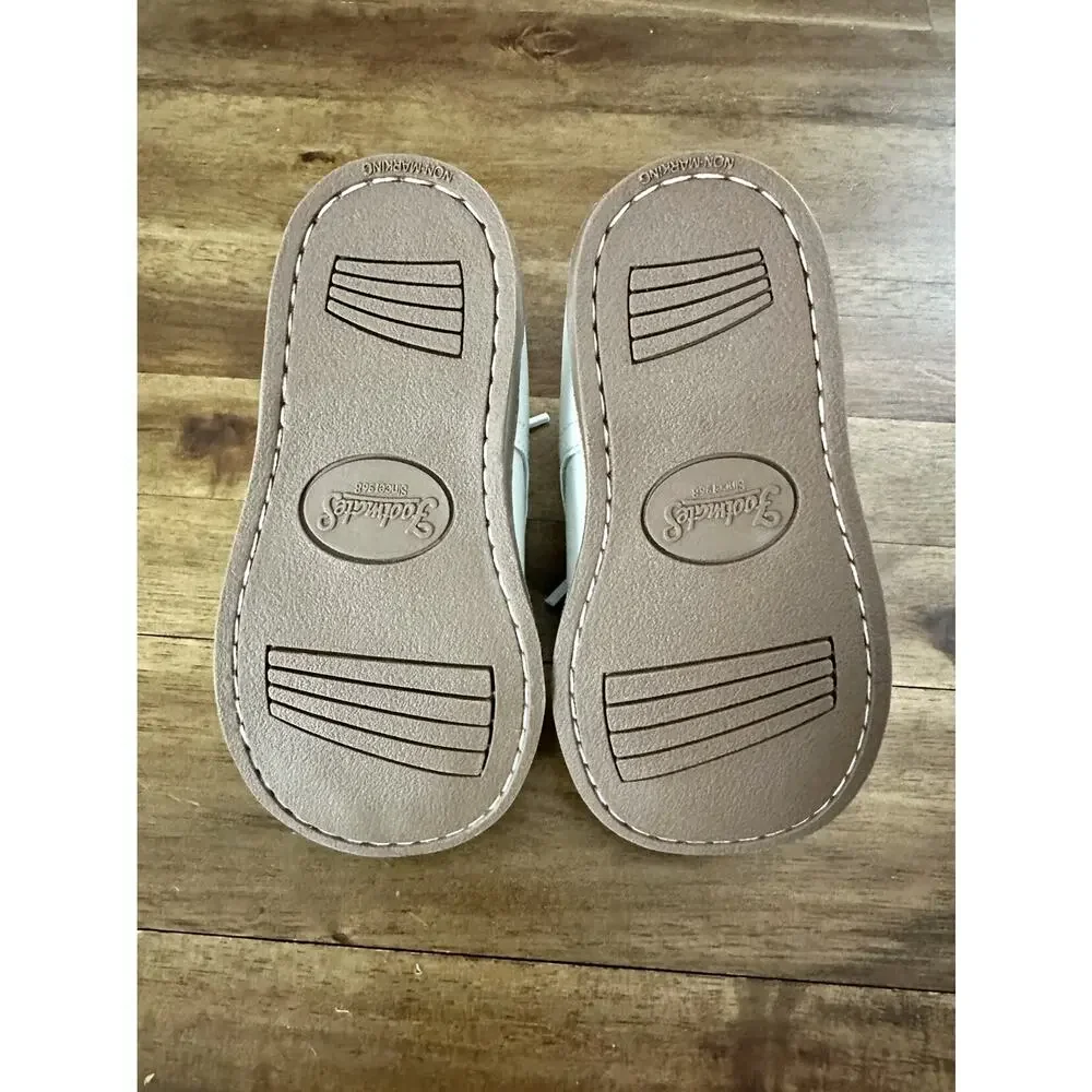 Footmates Boy White Leather Todd Boots Toddler Size 5 NIB Preppy Classic Dressy